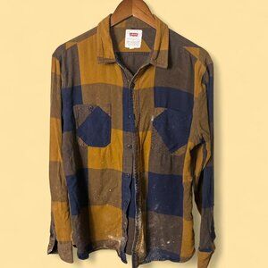 Orange Brown And Blue Vintage